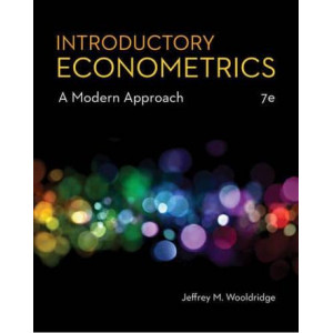Introductory Econometrics: A Modern Approach (7 edition)